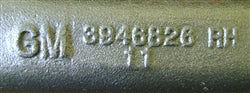 1969 - 1972 Chevelle and Nova Small Block Exhaust Manifolds With Smog Tube Holes, Pair, Angle 3