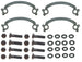 1966 - 1967 Chevelle Exhaust Manifold Bolts Set, Big Block, Washers Included, 32 Piece Kit