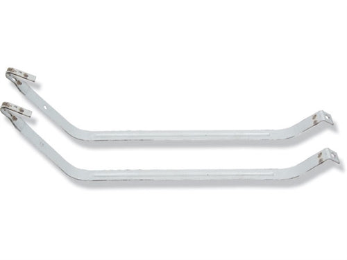 1968 - 1972 Nova Fuel Gas Tank Straps, Stainless Steel with Rib Design