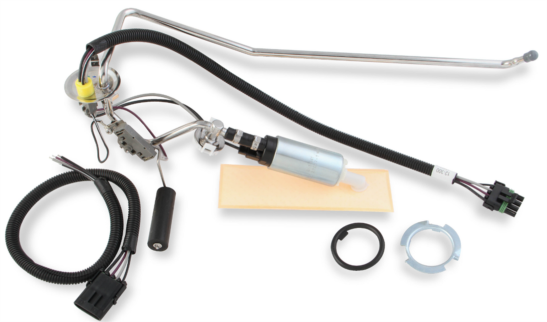 1968 - 1972 Nova Holley Sniper EFI in Tank Fuel Sending Unit, 255 LPH, Max 550 HP | Muscle Car Central, Angle 2