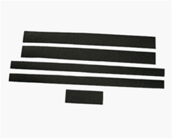1968 - 1972 Nova Gas Fuel Tank Anti Squeak Set, Body and Straps Metal to Metal Cushioning, Angle 2