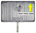 1970 Chevelle Fuel Gas Tank With 2 Vent Pipes, Angle 4