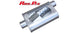 1964 - 1972 Chevelle HIGH TUCK Pypes Stainless Steel 2.5" Dual Exhaust X-Pipe System with Race Pro Mufflers, Angle 2