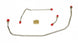 1970 Chevelle Fuel Line Pump To Carburetor Line, 454 LS-6 with Long Pump, Choose Original Material or Stainless Steel