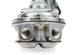 Silver Chrome Mechanical Fuel Pump, Small Block Chevy, Angle 3