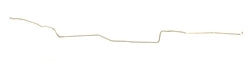 1968 Nova Pump To Tank Main Fuel Gas Line, 3/8" for V8 1-Piece, Stainless Steel