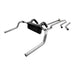 1968 - 1974 Nova Flowmaster American Thunder Crossflow Exhaust Kit, Stainless Steel, Angle 2