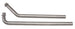 1968 - 1974 Nova Small Block Chevy 2.5 Downpipes with Flanges For Exhaust Manifolds, Stainless Steel, Pair