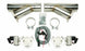 Pypes Universal Electric Exhaust Cutout Kit with 3" Stainless Steel Y-Pipes