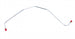 1969 Chevelle Fuel Line Pump To Carburetor Line, 307, 327, 2 BBL, 5/16, Choose Original Material or Stainless Steel