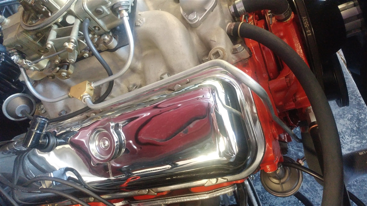 Fuel Line Pump To Carburetor Line, 396 / 375hp w/ Block, Holley, Original Material or Stainless Steel, Angle 2