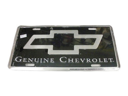 License Plate, Genuine Chevrolet
