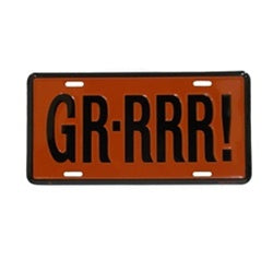 GR-RRR! License Plate