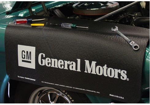 Chevelle or Nova Officially Licensed by General Motors GM Logo Fender Gripper Cover Mat