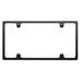 Billet Specialties Slimline License Plate Frame, Polished Aluminum or Satin Black Finish, Angle 2