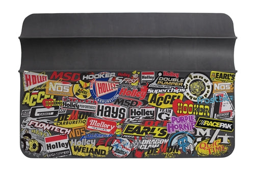 Holley Sticker Bomb Fender Cover Protective Mat, 36" x 26"