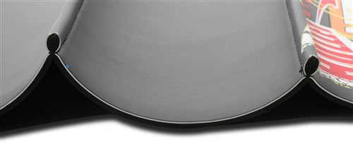 Holley Sticker Bomb Fender Cover Protective Mat, 36" x 26", Angle 5