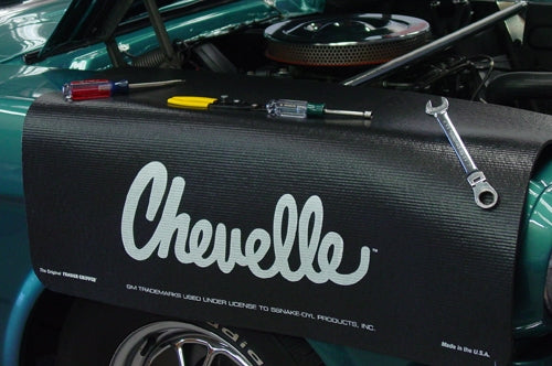 Chevelle Script Logo, Fender Gripper Cover Mat is now on SALE!