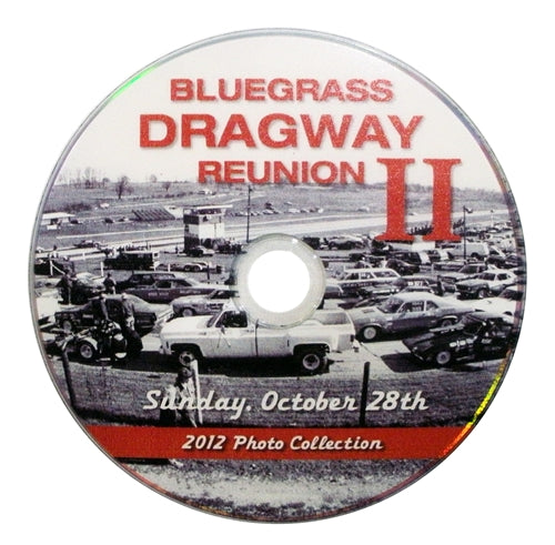 DVD, Bluegrass Dragway Drag Strip Racers Reunion Photo Footage