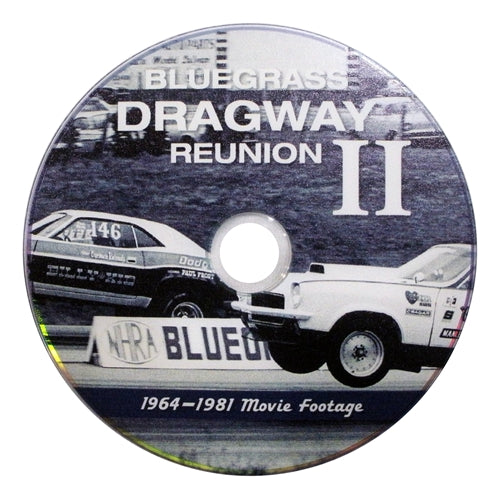 Bluegrass Dragway Drag Strip Racers Reunion 2012 DVD, Vintage Movie Footage