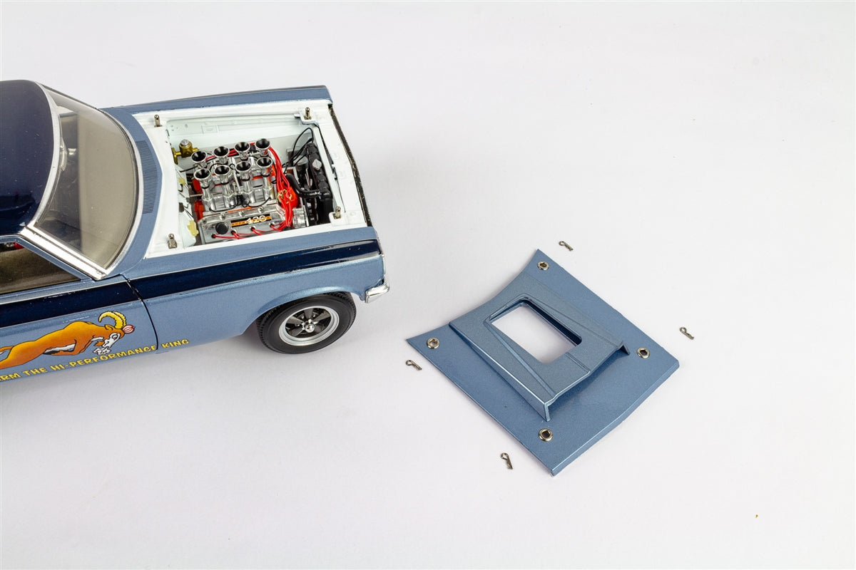 Mr. Norm's 1965 Dodge Coronet Hemi Fuel Injected AWB, Issue #16 Die-Cast Metal 1:18 Limited Edition Supercar, Angle 16