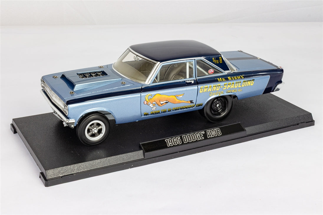 Mr. Norm's 1965 Dodge Coronet Hemi Fuel Injected AWB, Issue #16 Die-Cast Metal 1:18 Limited Edition Supercar, Angle 4