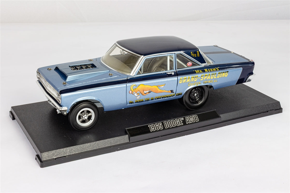 Mr. Norm's 1965 Dodge Coronet Hemi Fuel Injected AWB, Issue #16 Die-Cast Metal 1:18 Limited Edition Supercar, Angle 4