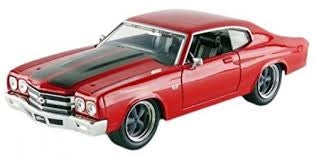 FAST AND FURIOUS DOM'S 1970 CHEVROLET CHEVELLE SS 1/24 RED