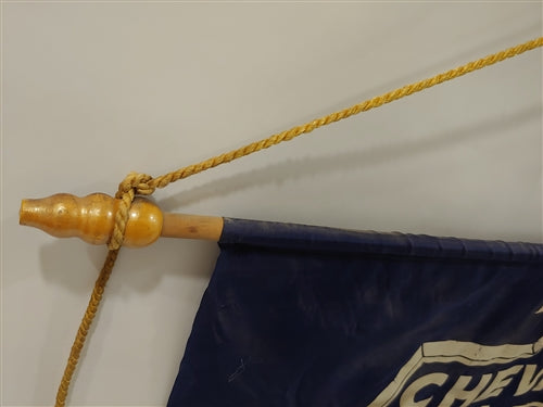 Vintage 1940's Chevrolet Dealership Showroom Banner, Angle 4