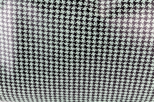 Vintage Black and Aqua Houndstooth Tote Bag, Angle 4