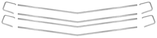 1970 Chevelle Grille Molding Set, Super Sport, 8 Pieces