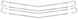 1970 Chevelle Grille Molding Set, Super Sport, 8 Pieces