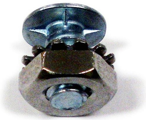 1964 - 1968 Chevelle Grille Rivet Bolt Set, 14 Pieces, Angle 3