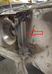 1970 Chevelle Center Grille Vertical Mounting Support Brackets, Pair, Angle 3