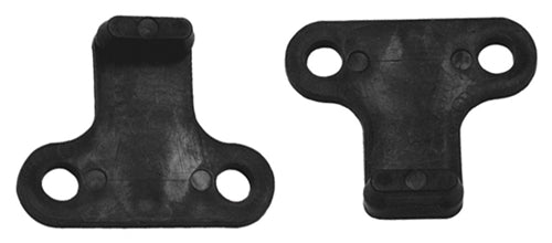 1967 Chevelle Valance Panel Headlight Bezel Retainers, Pair