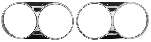 1966 Chevelle Headlight Bezels, Pair
