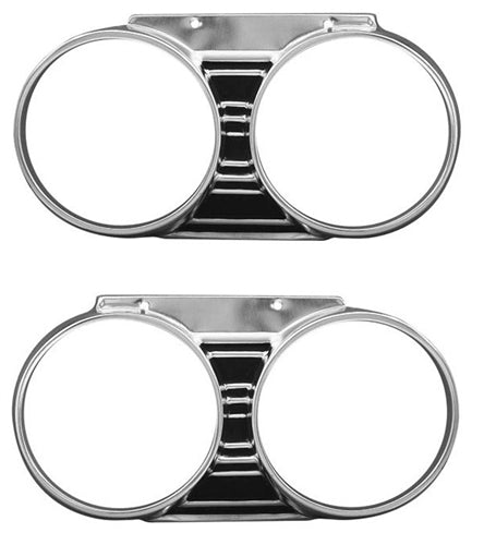 1967 Chevelle Headlamp Bezels, Pair