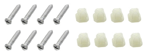 1970 Chevelle Head Light Bezel Screws and Clips Set, Does all 4 Bezels