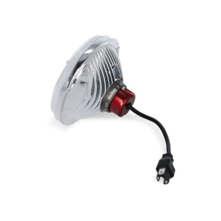 1966 - 1970 Chevelle 5.75 Holley RetroBright LED Headlight Headlamp, Classic White 3000K Bulb, Angle 2