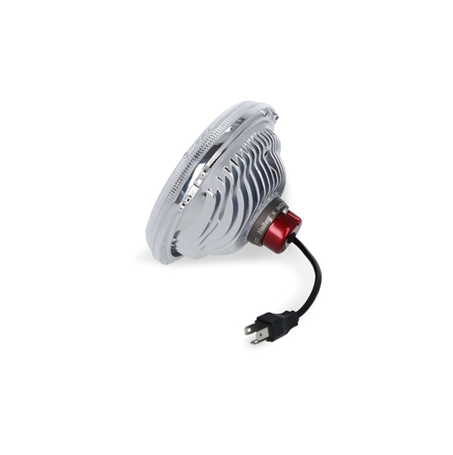 7 Holley RetroBright LED Headlight Headlamp, Modern White 5700K Bulb - 68-72 Nova, and 71-72 Chevelle, Angle 2