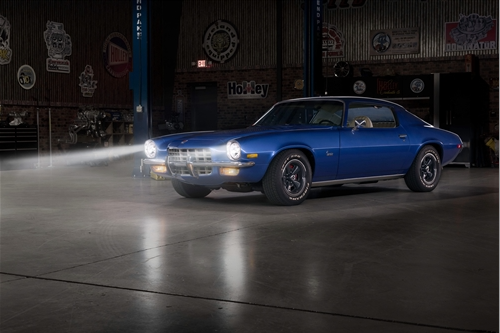 7 Holley RetroBright LED Headlight Headlamp, Modern White 5700K Bulb - 68-72 Nova, and 71-72 Chevelle, Angle 7