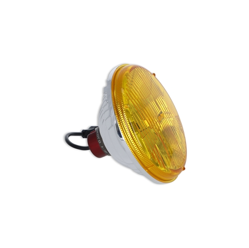7 Holley RetroBright LED Headlight Headlamp, Yellow Lens 5700K Bulb - 68-72 Nova, and 71-72 Chevelle, Angle 3