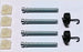 Headlight Adjust Parts Set: Screws, Nuts and Springs