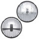 Chevelle Nova Custom Headlight Assembly High Power LED, 7" SOLD EACH, Choose Black or Chrome Headlamp Housings, Angle 4