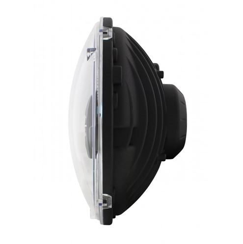 Chevelle Nova Custom Headlight Assembly High Power LED, 7" SOLD EACH, Choose Black or Chrome Headlamp Housings, Angle 5