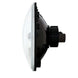 7" Crystal Headlight with Amber LED Halo Ring Headlamp with 9007 Halogen Bulb, Sold Individually, Angle 4