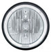 7" Crystal Headlight with White LED Halo Ring Headlamp with 9007 Halogen Bulb, Sold Individually