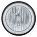 7" Crystal Headlight with White LED Halo Ring Headlamp with 9007 Halogen Bulb, Sold Individually, Angle 2