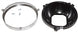 1964 - 1970 Chevelle Headlight Mounting Bucket Bowls Set With Retaining Rings, Angle 2