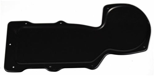 Firewall Heater Box Delete Cover Plate, Bolt-In Style, Black